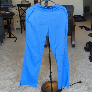 HH Purple yoga scrub pants ciel blue size s